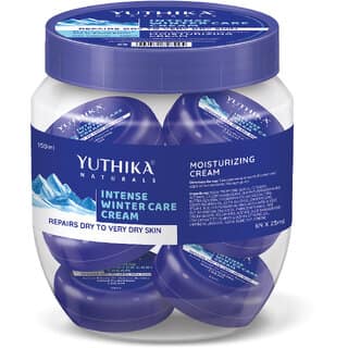 Yuthika Intense Winter Care Cream 150ml Jar (Include 6 pc 25ml each )| Deep Hydration with Natural Butters