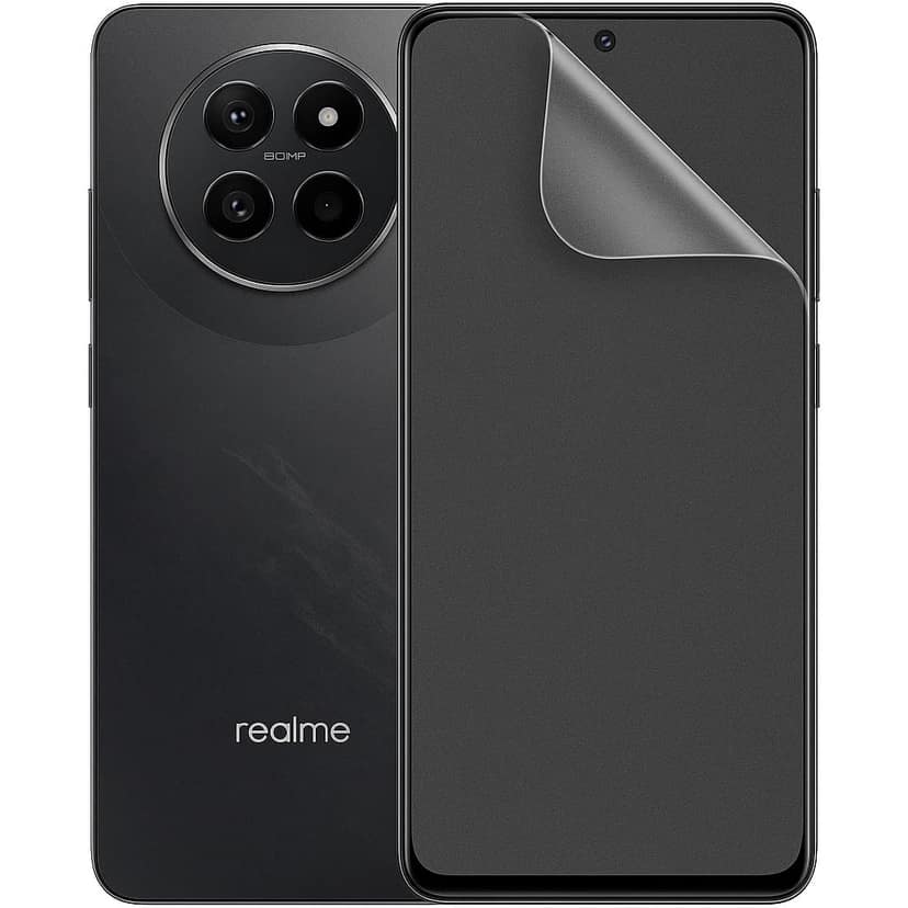 SKINOVITA Realme Front Matte Screen Protector | Crystal Clear HD Display Protection with Smooth Touch & Full Coverage