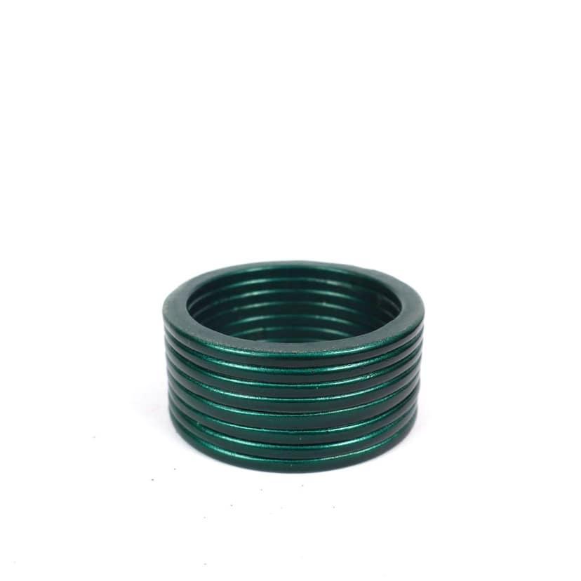 FHS Fashion Women's Beautiful Traditional Rajasthani Lac Bangles- green Colour view 5