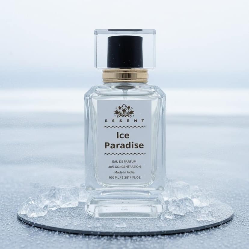 Essent Perfumes Ice Paradise Eau de Parfum (EDP) – Chilled Aquatic Fresh Long Lasting Perfume – Unisex Fragrance