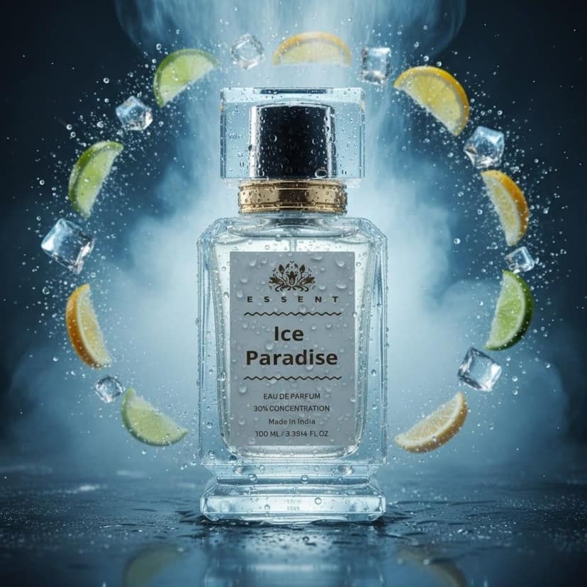 Essent Perfumes Ice Paradise Eau de Parfum (EDP) – Chilled Aquatic Fresh Long Lasting Perfume – Unisex Fragrance view 3