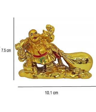 Fashion Bizz Laughing Buddha Office Decorative Showpiece