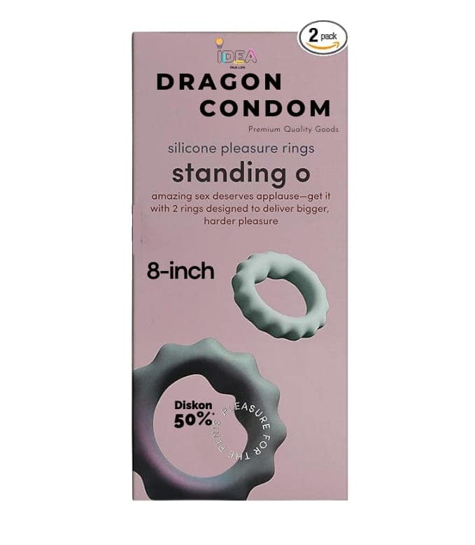 Dragon Condome For Men 7-inch Durable Size Skin-Friendly Silicone Comfortable Fit – Single Piece | Ultra Soft | Long Lasted | Extra size