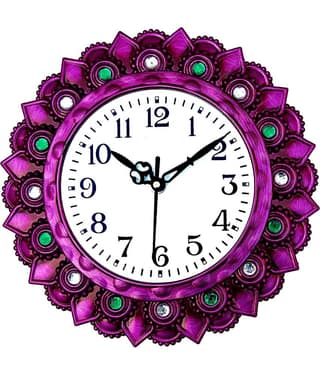 shivaira Assymetric Analog Wall Clock
