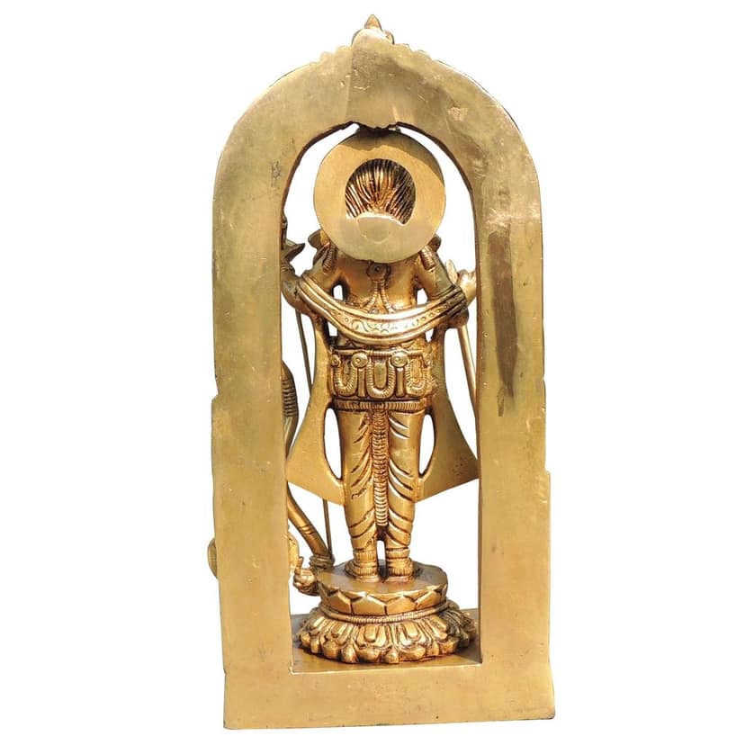 Brass Showpiece Ramlala God Idol Statue (BSMAS1717 H) view 3