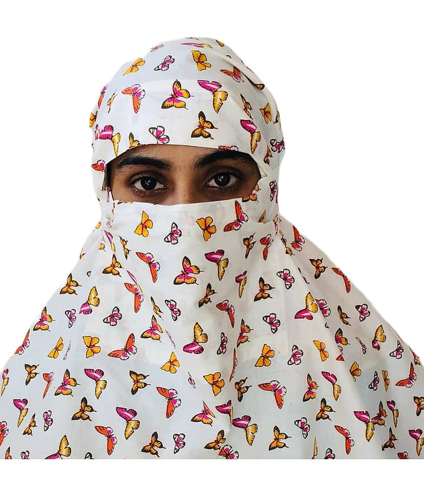 DEEPNYRA - LIVING STYLE - Off White Cotton Women's Scarf ( Pack of 1 ) view 2