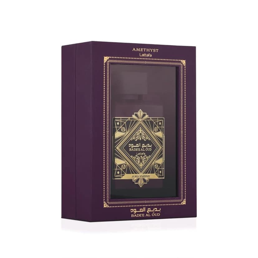 Lattafa Badee Al Oud Amethyst Eau De Parfum 100ml – Luxurious Rose Oud Unisex Fragrance view 5