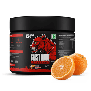 Pre Workout | Beta Alanine Caffeine Zero Crash | Orange | 105g