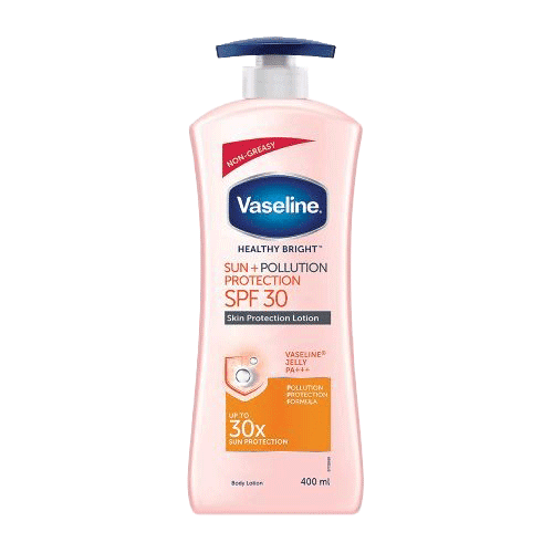 Vaseline Sunscreen Lotion Healthy White Sun & Pollution Protect SPF 24 400ml