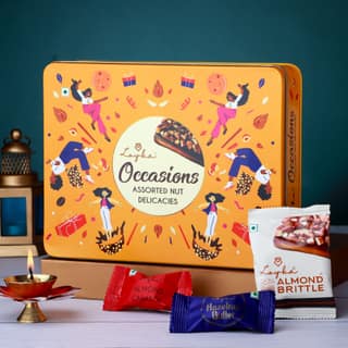 Loyka Occasions Assorted Nut Delicacies Box, 96 gm