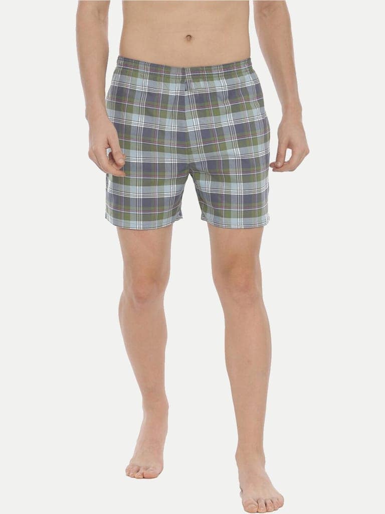 Mens Cotton Assorted Boxers 2 Pcs Pack view 2