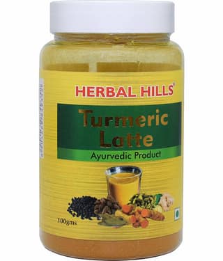 Herbal Hills Turmeric Latte Powder 100 Gm Pack of 1
