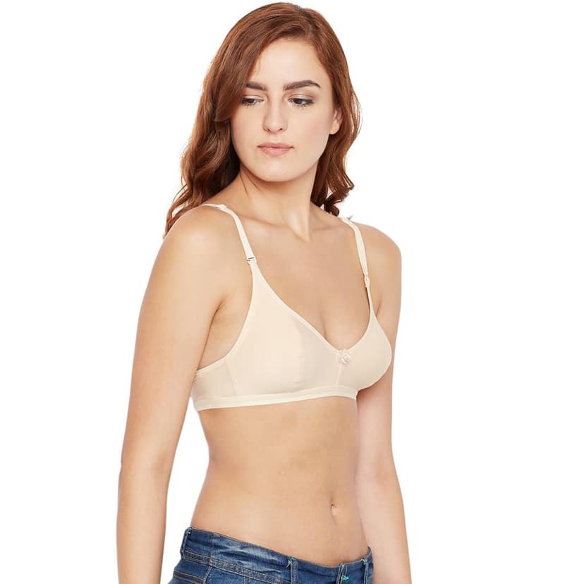 Bodycare Women Cotton Spandex Full Coverage Non Padded Regular Bra Pack - 2 1575SS view 5