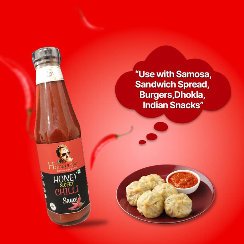 Honeyman Sweet Chilli Sauce Cream Dressing 340 gm view 4