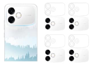 ISAAK Back Camera Lens Protector compatible for OPPO F33 Pro 5G (Pack of 4)