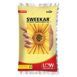 SWEEKAR REFINED SUNFLOWER OIL 1 L POUCH