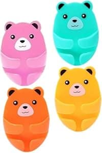Bear Shaped Plug Holder – Decorative Outlet Cover Dust Protector for Home Office and Kids Room