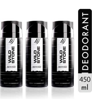 Wild Stone Beyond Deodorant Spray - For Men (450 ml, Pack of 3)