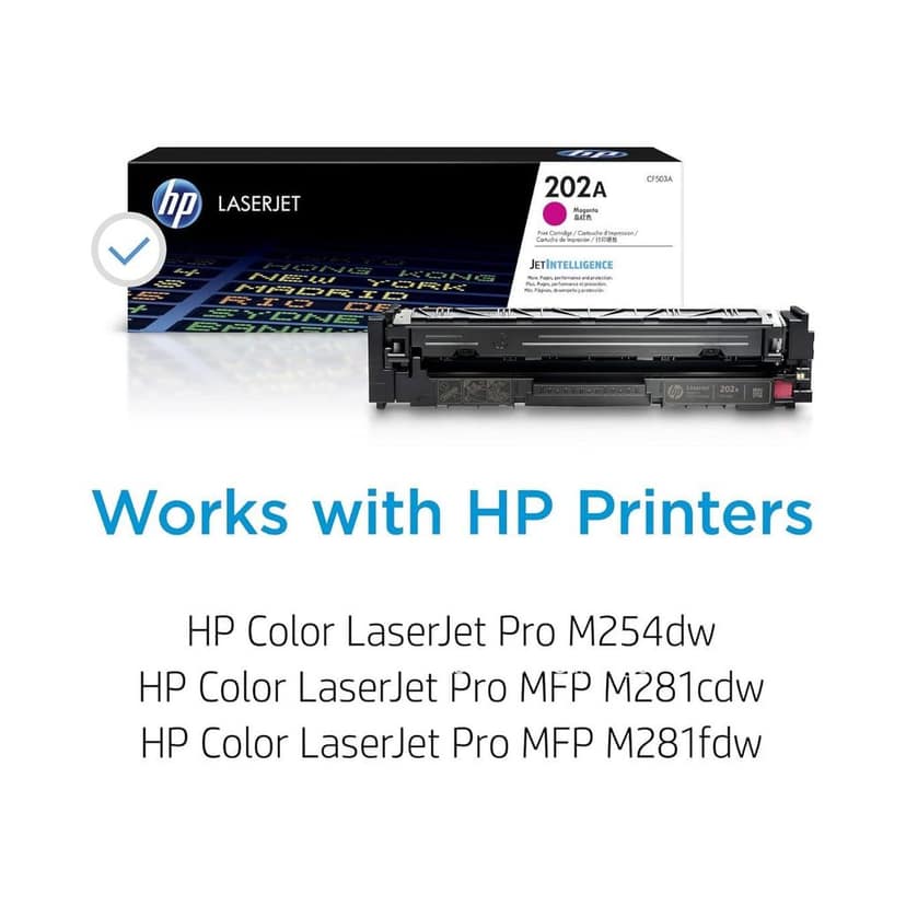 HP 202A Magenta Original LaserJet Toner Cartridge (CF503A) view 4