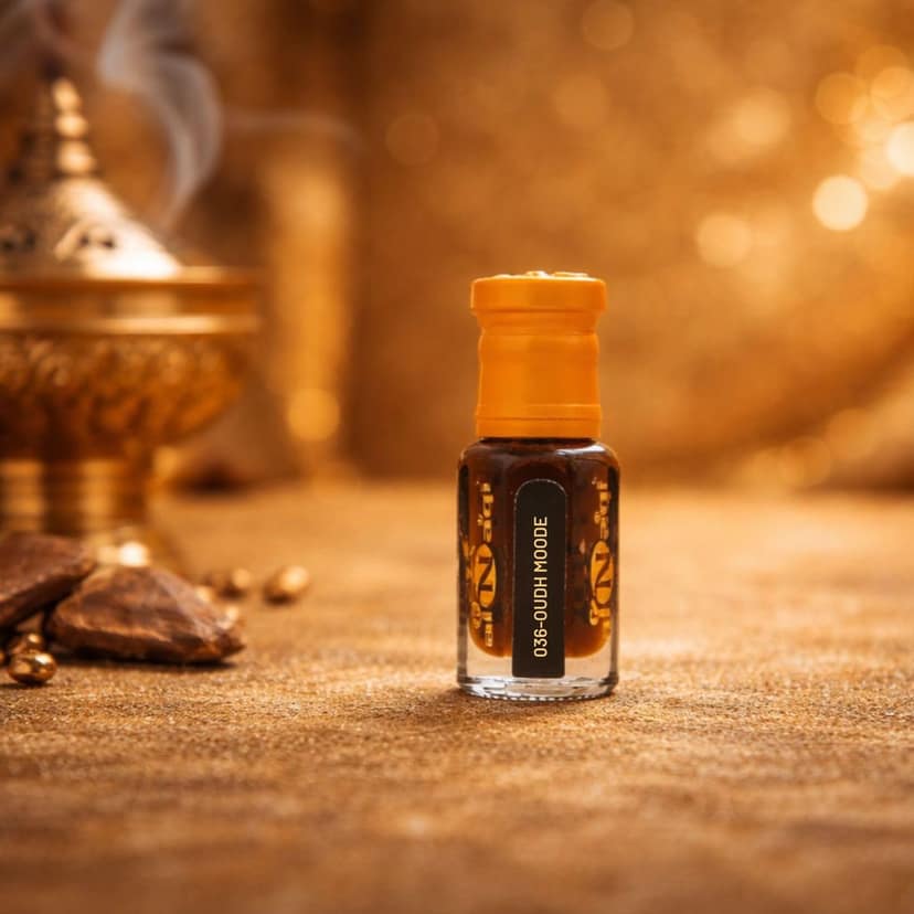 Alnaqi Fragrances Oud Mood Attar-6ml| Perfume Oil | Alcohol-Free Long-Lasting Roll-On, Deep Oud Amber Oriental Notes| Premium Concentrated Unisex Attar for Men & Women view 3