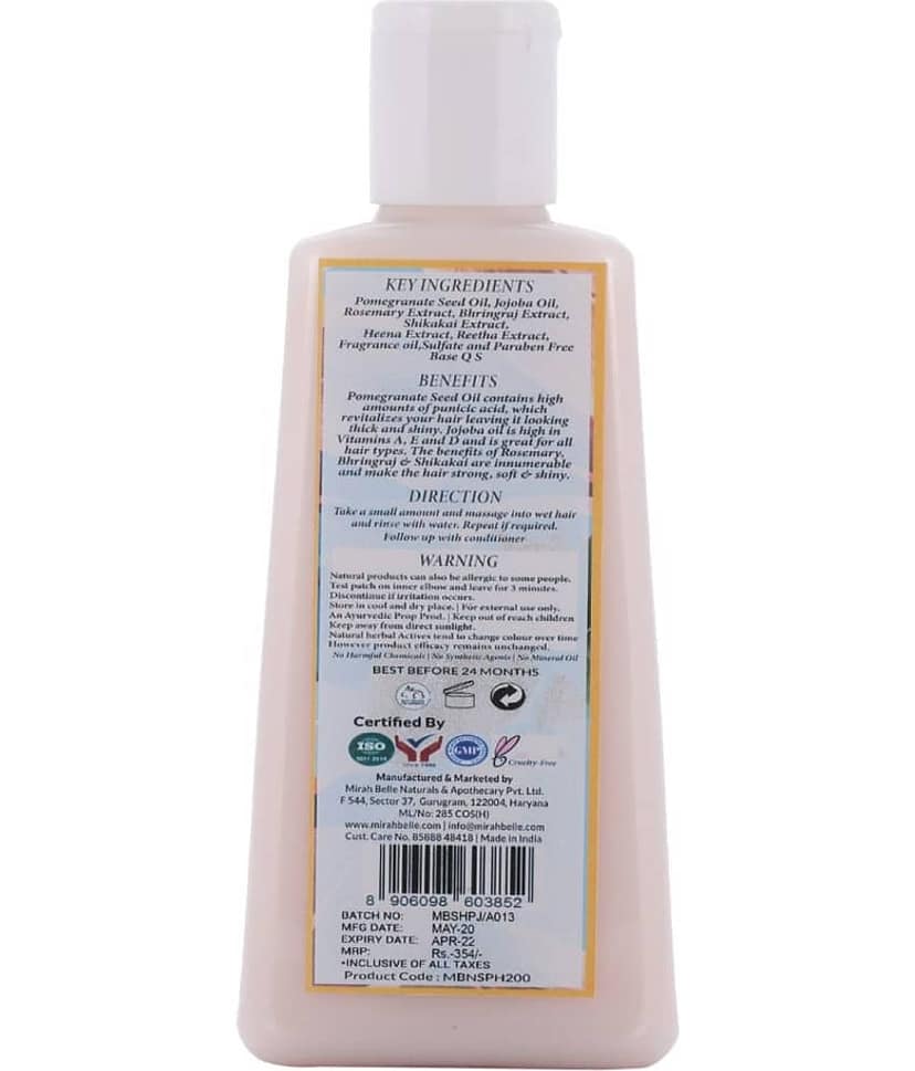 Mirah Belle - Anti Hair Fall Shampoo 200ml (Pack of 1) view 2
