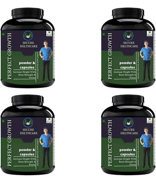 Secure Healthcare Perfect Growth Plain flavor 0.4 kg Powder Pack of 4