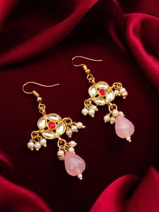 Morison Golden Dangle Earrings Effortless Charm