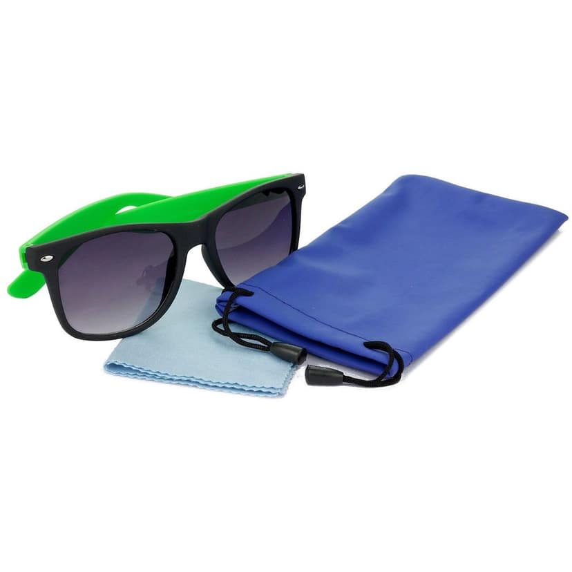 HRINKAR Men Women Boys & Girls Pilot Sunglasses Green & Blue Frame, Grey & Grey Lens (Medium) Pack of - 2 view 7