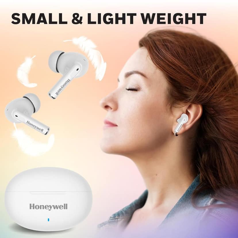 Honeywell Moxie V1200 Bluetooth TWS Earbuds -white view 4