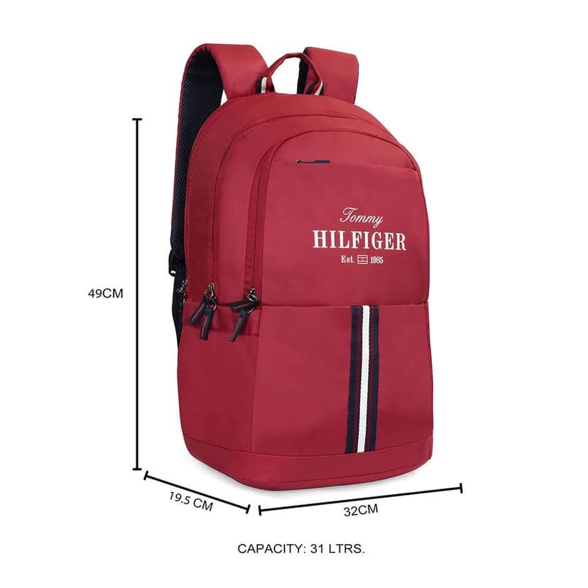 Laptop Backpack Elbert | Backpack for School, College and work | Water-Resistant, Fits 15-inch Laptop, with Rain Cover, Trolley Holder & 1-Year Warranty | 31L Capacity view 2