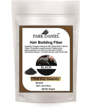 Park Daniel Hair Building Fiber Instant Fuller Hair Refill Pack (Black) 25 gm