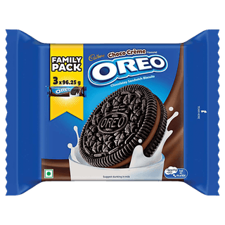 Cadbury Oreo Choco Creme Sandwich Biscuit, 288.75 g (3 packs x 96.25 g each)