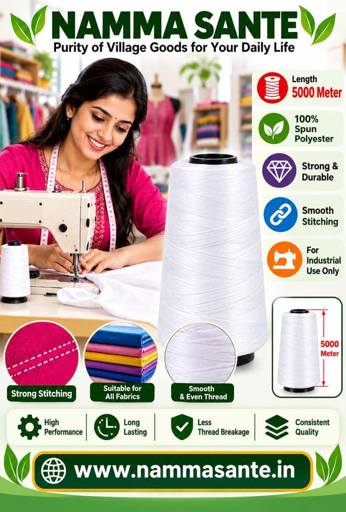 Polyester Sewing Thread 5000 Metre view 3
