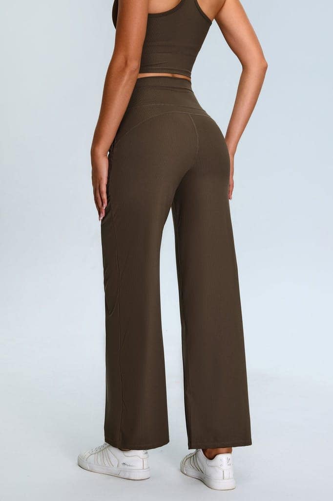 Lino Chocolate Light Trackies view 3