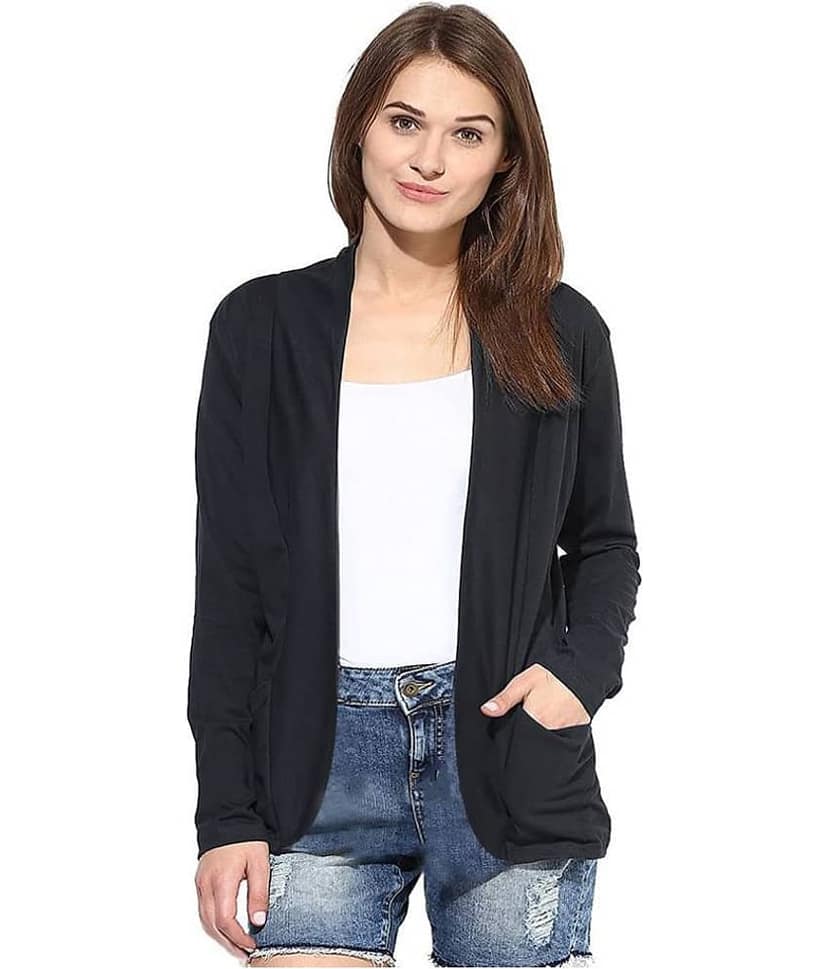 Goodluck Viscose Shrugs - Black