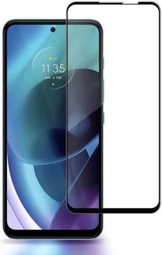 PLUGTECH Advanced Tempered Glass With Anti-Explosion 9H Hardness Edge-To-Edge Coverage Screen Guard for MOTOROLA G71 5G