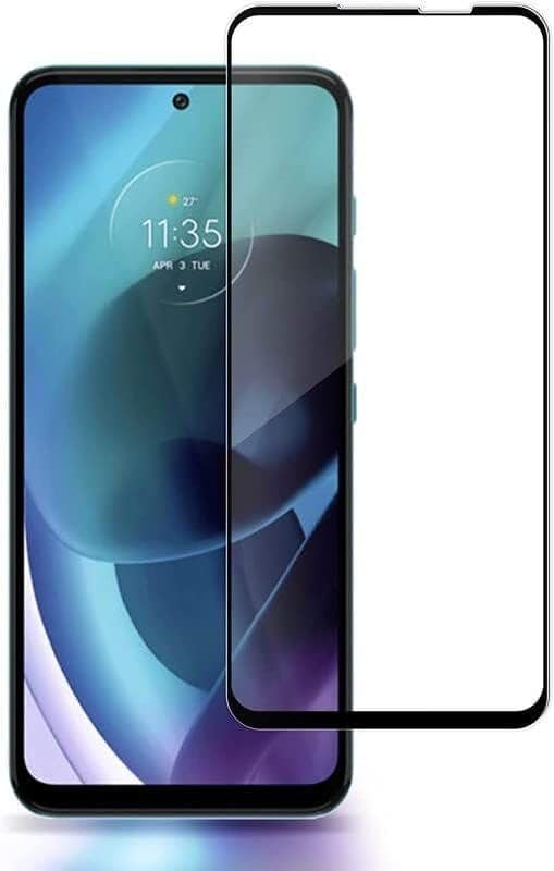 PLUGTECH Advanced Tempered Glass With Anti-Explosion 9H Hardness Edge-To-Edge Coverage Screen Guard for MOTOROLA G71 5G