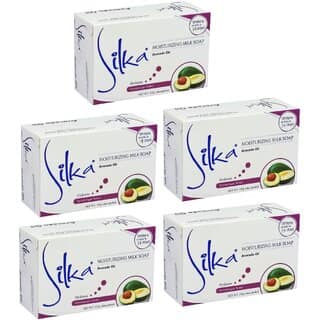 Silka Avocado Moisturizing Milk Soap - 135g (Pack Of 5)