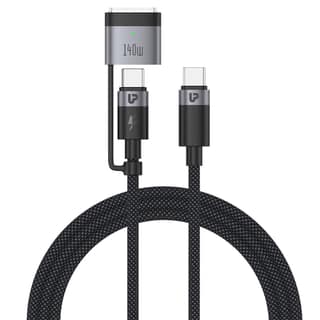 NyloKev 240 Mag3 USB Type C Type C + Mag3 PD 3.1 Cable UL1193BLK-0200
