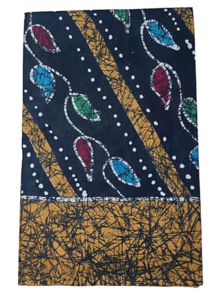 Pure cotton traditional Tie and Dye Madurai wax batik printed saree with blouse piece.