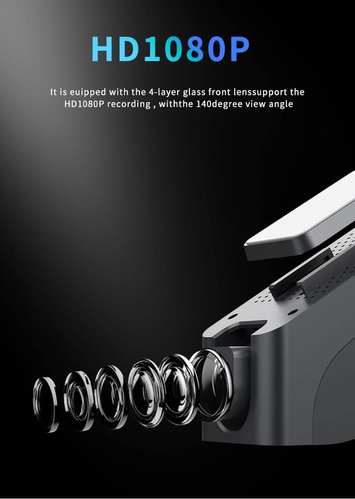 AUSHA 4G LTE Dual Dash Camera | Full HD 1080P, GPS Tracking, Night Vision & Parking Monitor view 7