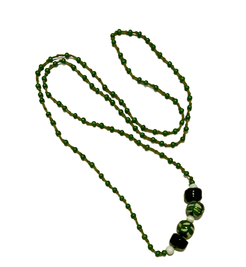Hand Knot Bead Necklace-(NL-08) view 2