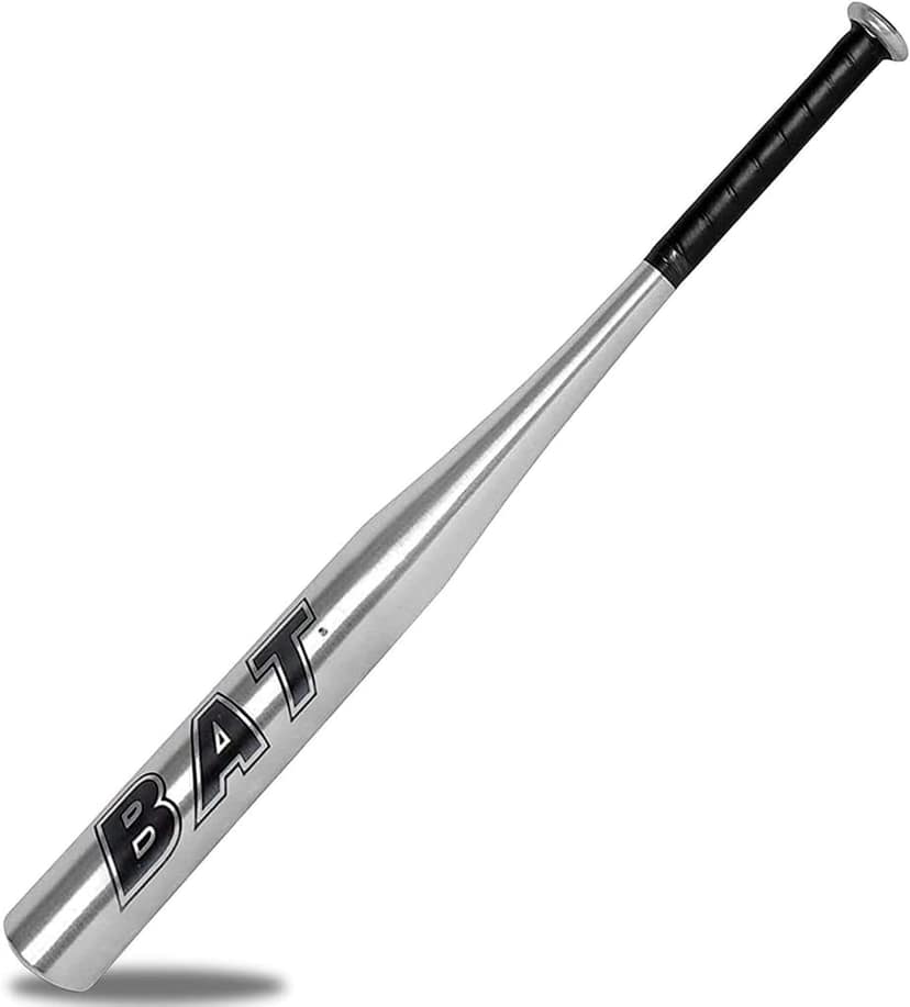 REZNOR Aluminum Alloy Thickened 32 inch Baseball Bat, Silver (Big) (pack of 2)