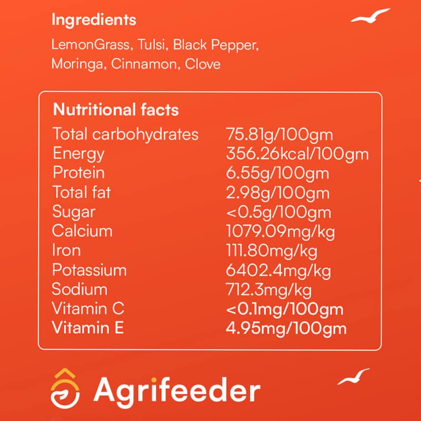 Agrifeeder Lemongrass Herbal Brew - Clove Flavour 50gm Pouch view 5