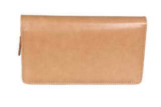 Sukeshcraft Multiple Cheque Book Holder/Wrist Loop RFID Safe Upgraded (Luster Beige)