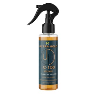 Ultra Hold C100 Hair Patch Remover Solvent Spray 118ml | Citrus-Based Patch Glue Remover | Fast-Acting Wig Adhesive & Hair Patch Tape Remover Spray | Wig Residue Cleaner for Men & Women Ultra Hold C100 Hair Patch Remover Solvent Spray 118ml | Citrus-Base