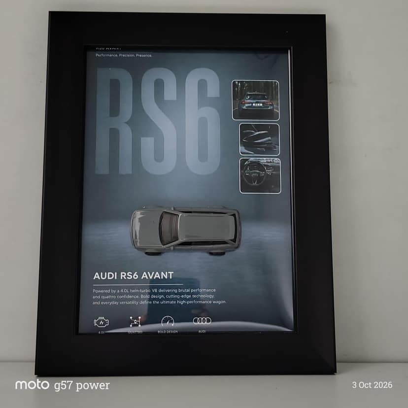Audi RS6 Avant! Die Cast Car Frame view 2