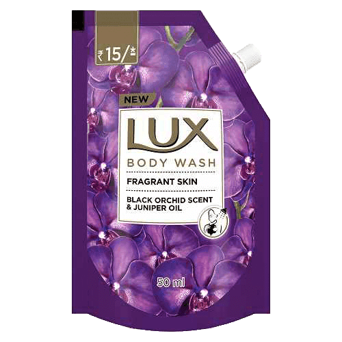 Lux Body Wash Black Orchids And Juniper Oil 50ml