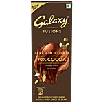 Galaxy Fusions Dark Chocolate Bar - Silky & Smooth, With Cocoa, 110 G view 2