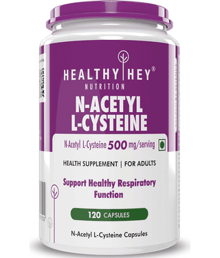 HEALTHYHEY NUTRITION N-Acetyl L-Cysteine 120 Veg. Capsules 500 mg